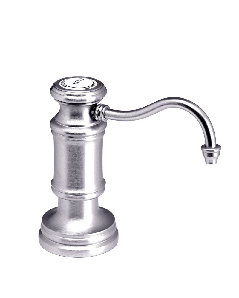 WATERSTONE FAUCETS 4060 TRADITIONAL SOAP/LOTION DISPENSER - HOOK SPOUT
