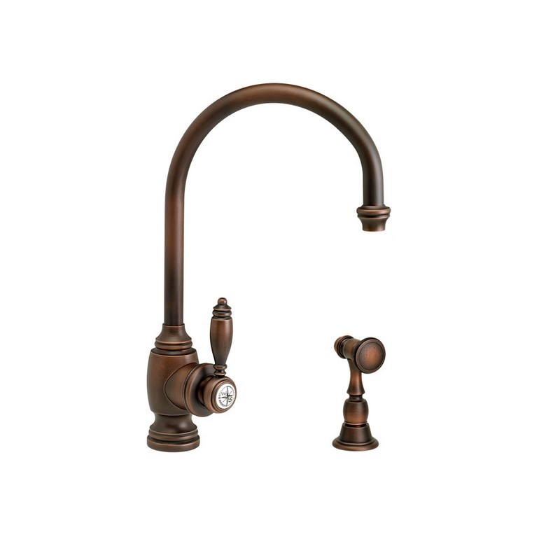 WATERSTONE FAUCETS 4300-1 HAMPTON KITCHEN FAUCET WITH SIDE SPRAY