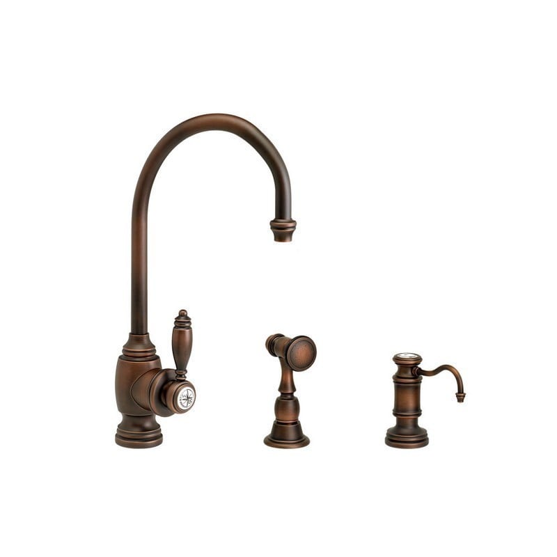 WATERSTONE FAUCETS 4900-2 HAMPTON PREP FAUCET - 2 PIECE SUITE