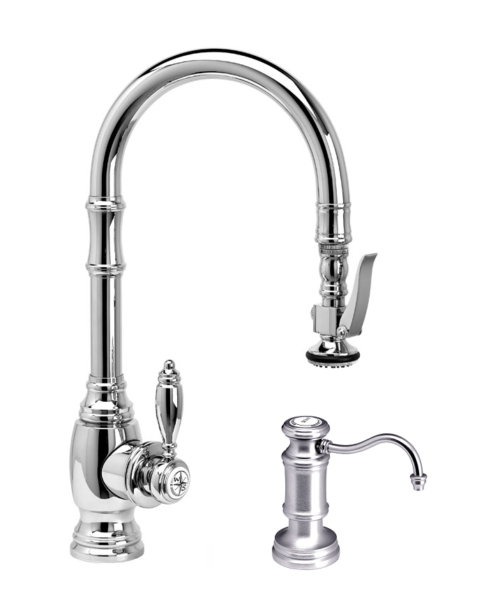 WATERSTONE FAUCETS 5200-2 TRADITIONAL PREP SIZE PLP PULL-DOWN FAUCET - 2 PIECE SUITE