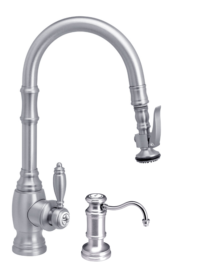 WATERSTONE FAUCETS 5210-2 TRADITIONAL PREP SIZE PLP PULL-DOWN FAUCET - 2 PIECE SUITE