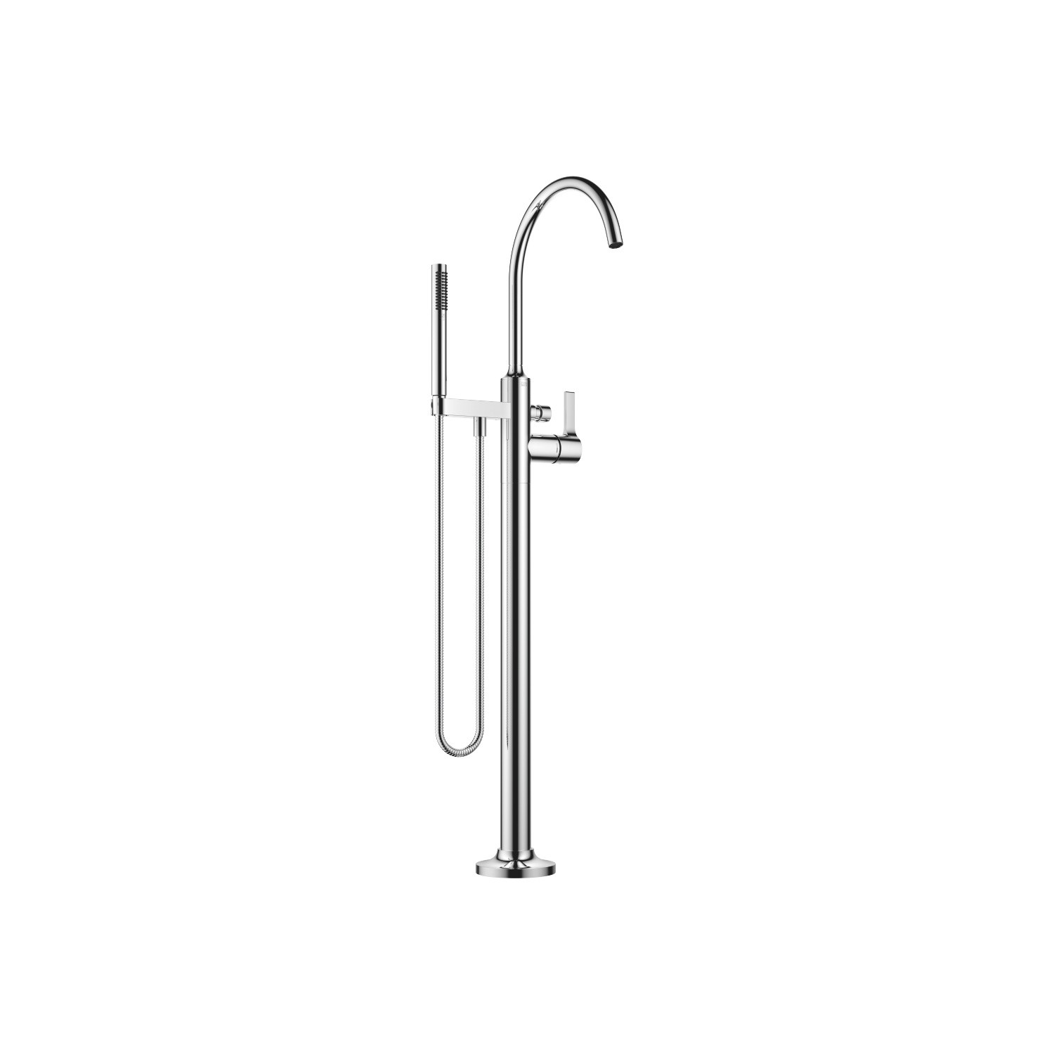 DORNBRACHT 25863809 VAIA SINGLE HOLE FREESTANDING TUB FILLER WITH HAND SHOWER AND BLADE HANDLE