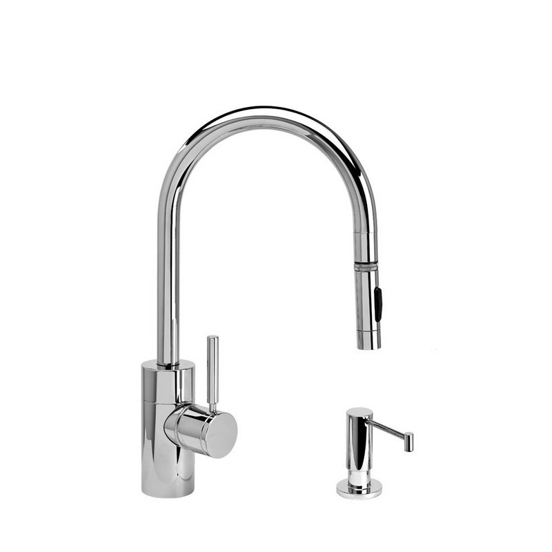 WATERSTONE FAUCETS 5410-2 CONTEMPORARY PLP PULL-DOWN FAUCET - 2 PIECE SUITE