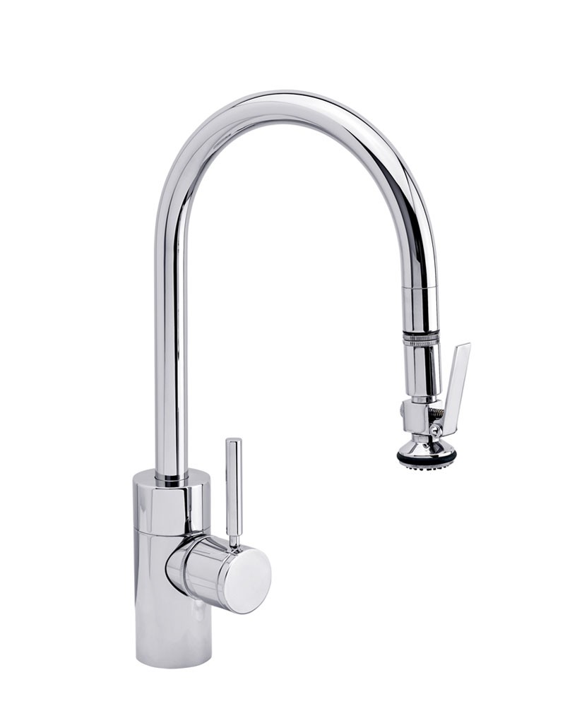 WATERSTONE FAUCETS 5800 CONTEMPORARY PLP PULL-DOWN FAUCET - LEVER SPRAYER