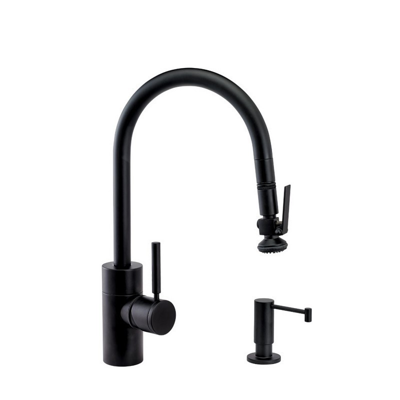 WATERSTONE FAUCETS 5810-2 CONTEMPORARY PLP PULL-DOWN FAUCET - 2 PIECE SUITE