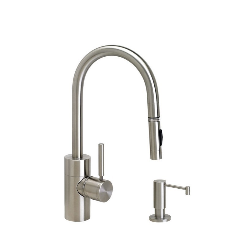 WATERSTONE FAUCETS 5900-2 CONTEMPORARY PREP SIZE PLP PULL-DOWN FAUCET - 2 PIECE SUITE