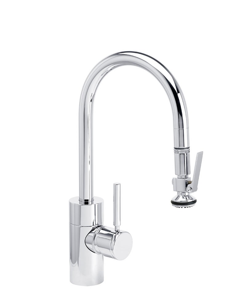 WATERSTONE FAUCETS 5930 CONTEMPORARY PREP SIZE PLP PULL-DOWN FAUCET - LEVER SPRAYER