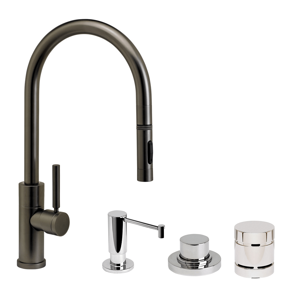 WATERSTONE Faucets 9450-4 Modern PLP Pull-Down Faucet Piece Suite