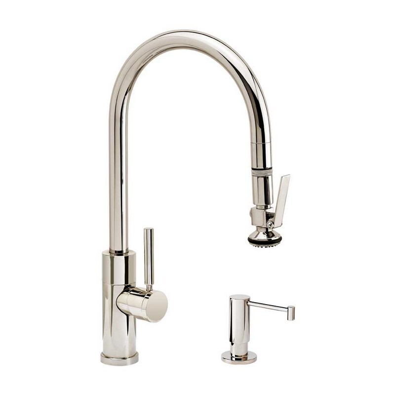 WATERSTONE FAUCETS 9850-2 MODERN PLP PULL-DOWN FAUCET - 2 PIECE SUITE