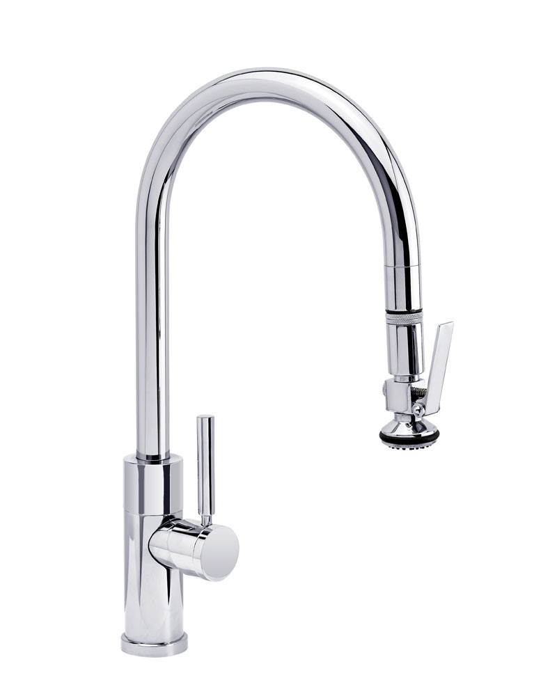 WATERSTONE FAUCETS 9850 MODERN PLP PULL-DOWN FAUCET - LEVER SPRAYER