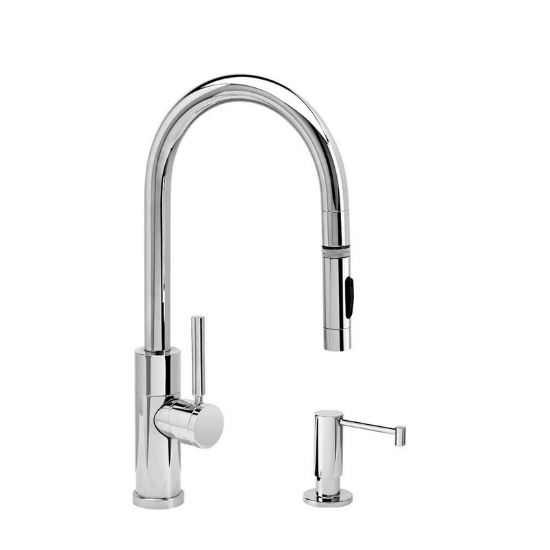 WATERSTONE FAUCETS 9950-2 MODERN PREP SIZE PLP PULL-DOWN FAUCET - 2 PIECE SUITE