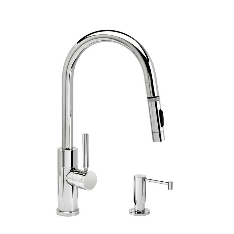 WATERSTONE FAUCETS 9960-2 MODERN PREP SIZE PLP PULL-DOWN FAUCET - 2 PIECE SUITE