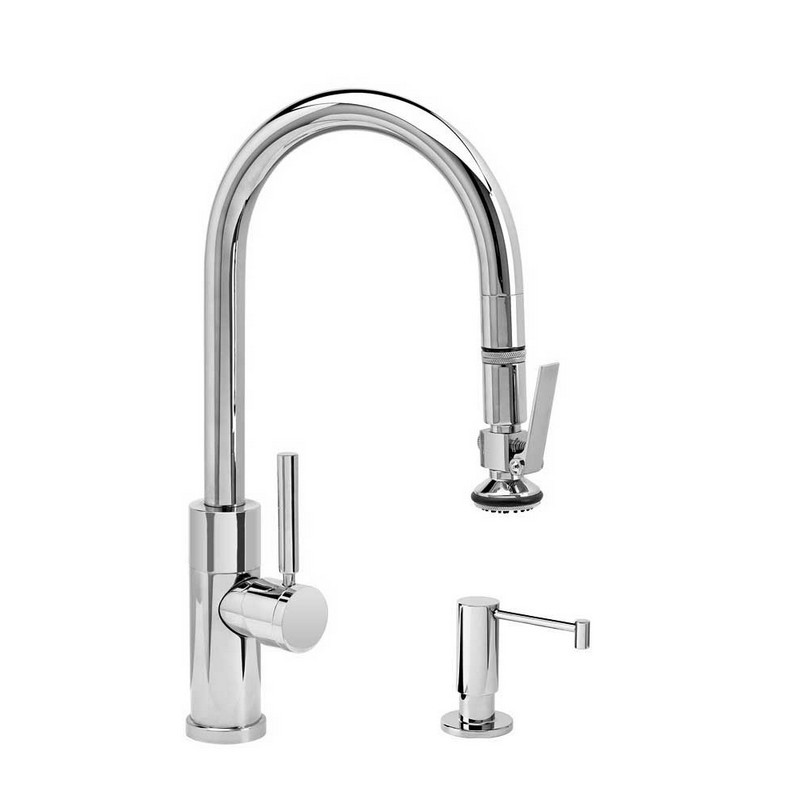 WATERSTONE FAUCETS 9980-2 MODERN PREP SIZE PLP PULL-DOWN FAUCET - 2 PIECE SUITE