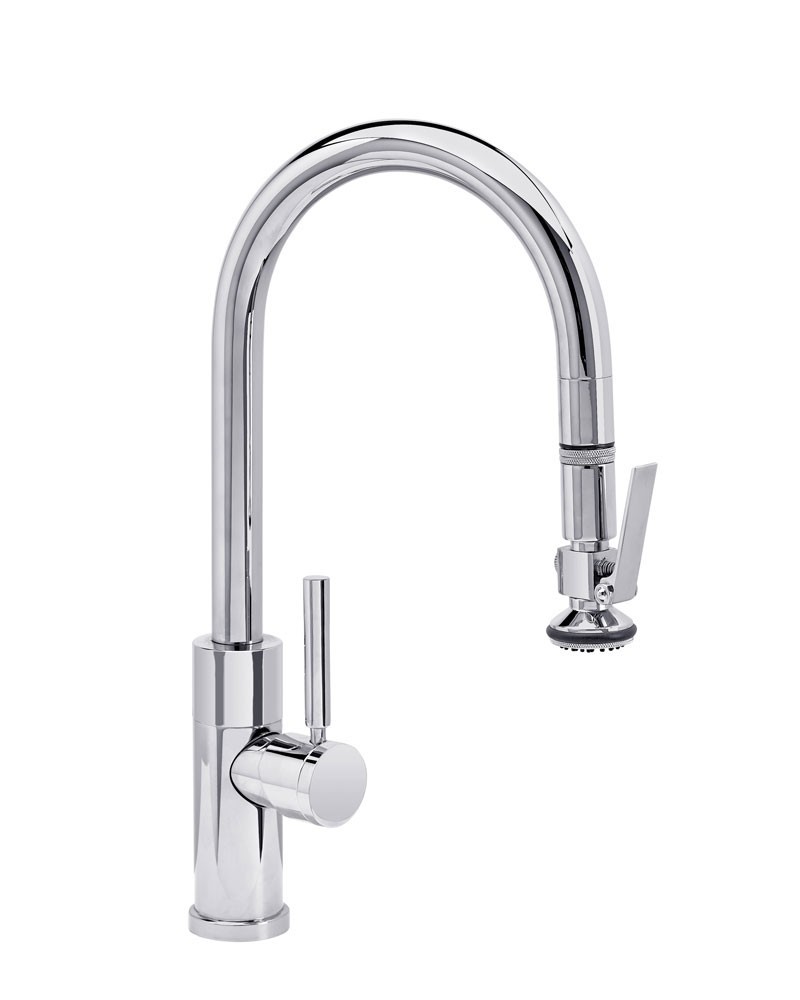 WATERSTONE FAUCETS 9980 MODERN PREP SIZE PLP PULL-DOWN FAUCET - LEVER SPRAYER