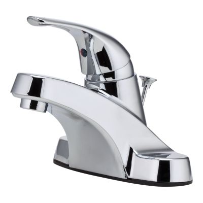 PFISTER LG142-7000 PFIRST SERIES 5 7/8 INCH DECK MOUNT SINGLE CONTROL BATHROOM FAUCET - POLISHED CHROME