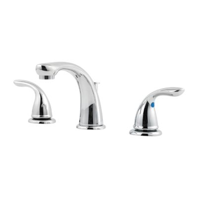PFISTER LG149-610 PFIRST SERIES 4 1/2 INCH DECK MOUNT TWO LEVER HANDLE WIDESPREAD BATHROOM FAUCET