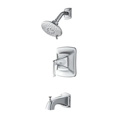 PFISTER 8P8-WS2-SLS SELIA WALL MOUNT TUB AND SHOWER FAUCET WITH LEVER HANDLE
