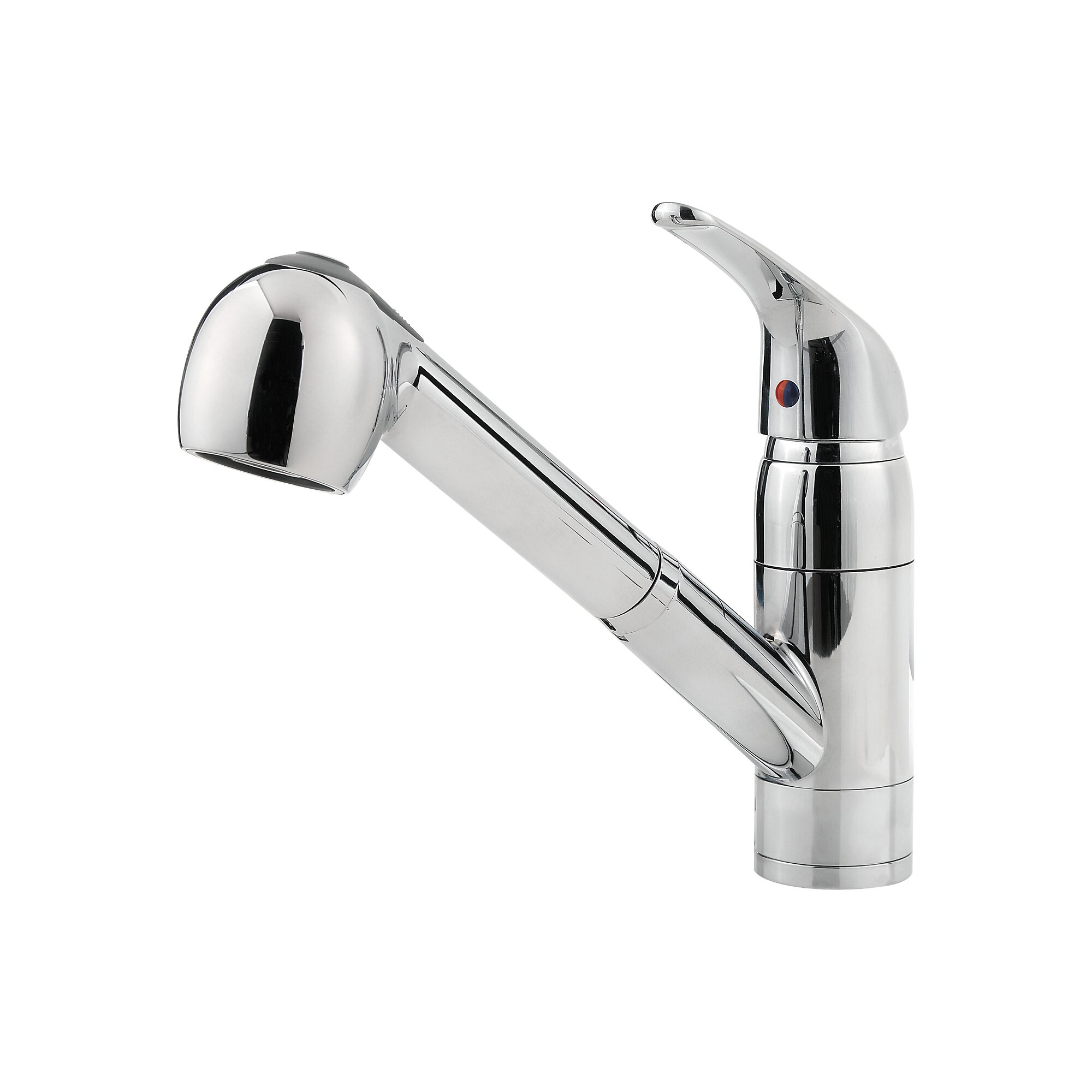 PFISTER G133-10 PFIRST SERIES 9 7/8 INCH SINGLE LEVER HANDLE DECK MOUNT PULL-OUT KITCHEN FAUCET