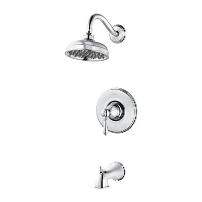 PFISTER LG89-8MB MARIELLE WALL MOUNT TUB AND SHOWER TRIM WITH LEVER HANDLE