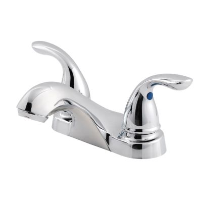 PFISTER LJ143-610 PFIRST SERIES 3 1/2 INCH DECK MOUNT TWO LEVER HANDLE CENTERSET BATHROOM FAUCET