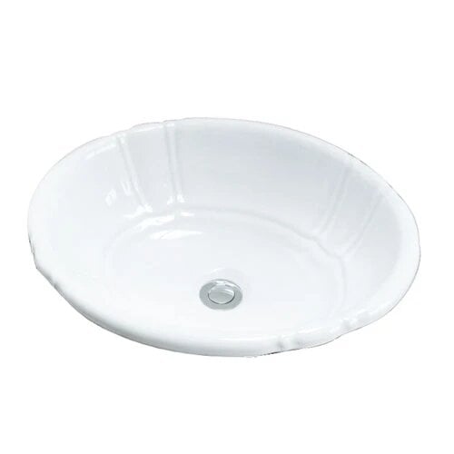 BARCLAY 4-710 LISBON 17 3/8 INCH SINGLE BASIN DROP-IN BATHROOM SINK