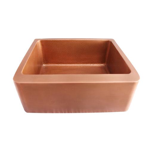 BARCLAY FSCSB3122-SAC BENTLEY 30 INCH SINGLE BOWL APRON FRONT FARMER KITCHEN SINK - SMOOTH ANTIQUE COPPER