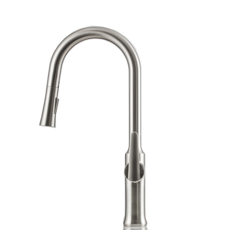 STRICTLY KF900BN SLEEK AND MODERN PULL-DOWN KITCHEN FAUCET IN BRUSHED NICKEL