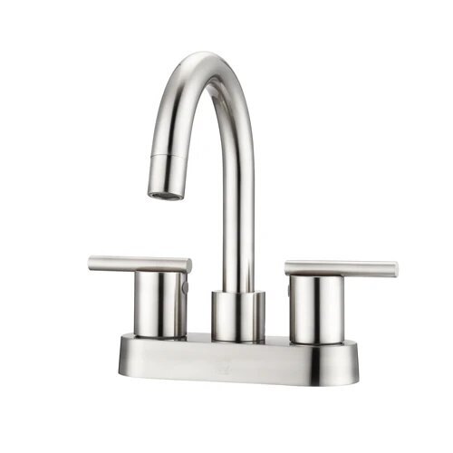BARCLAY LFC202-ML CONLEY 7 5/8 INCH TWO HOLES DECK MOUNT CENTERSET BATHROOM FAUCET WITH LEVER HANDLES