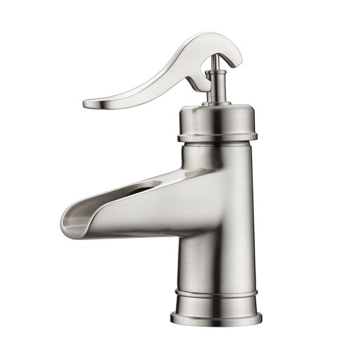 BARCLAY LFS308 THALIA 7 3/8 INCH SINGLE HOLE DECK MOUNT BATHROOM FAUCET WITH LEVER HANDLE
