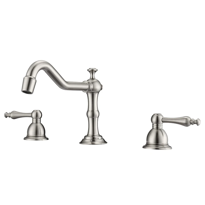 BARCLAY LFW102-ML ROMA 6 INCH THREE HOLES DECK MOUNT WIDESPREAD BATHROOM FAUCET WITH LEVER HANDLES