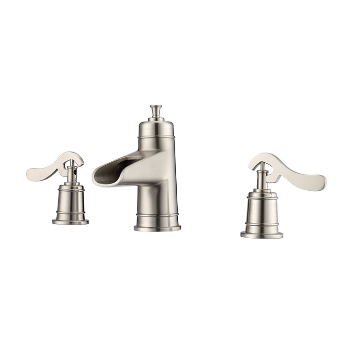 BARCLAY LFW112-ML BATSON 6 INCH THREE HOLES DECK MOUNT WIDESPREAD BATHROOM FAUCET WITH LEVER HANDLES