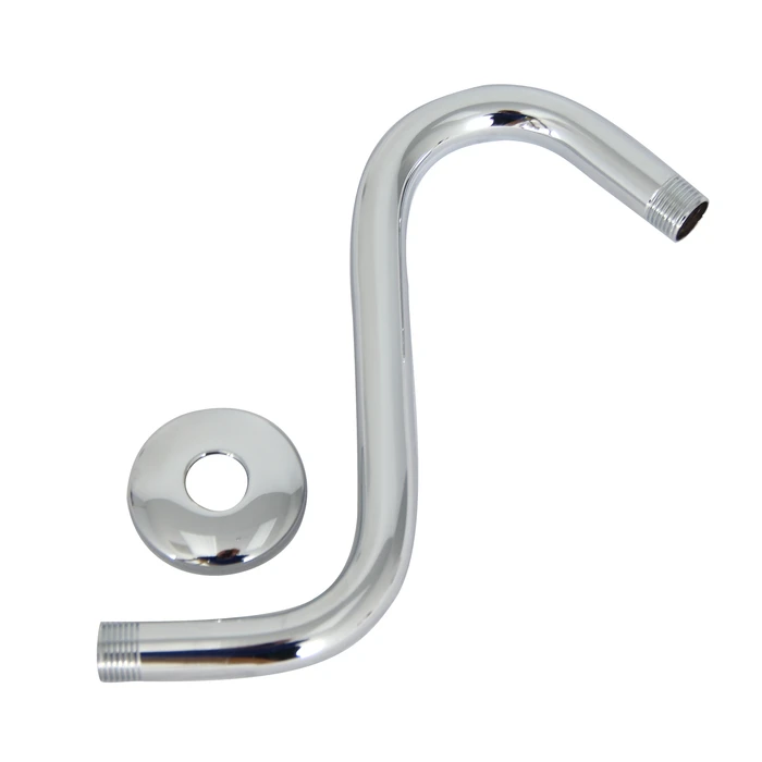 BARCLAY 5691 11 INCH WALL MOUNT OFFSET SHOWER ARM WITH FLANGE