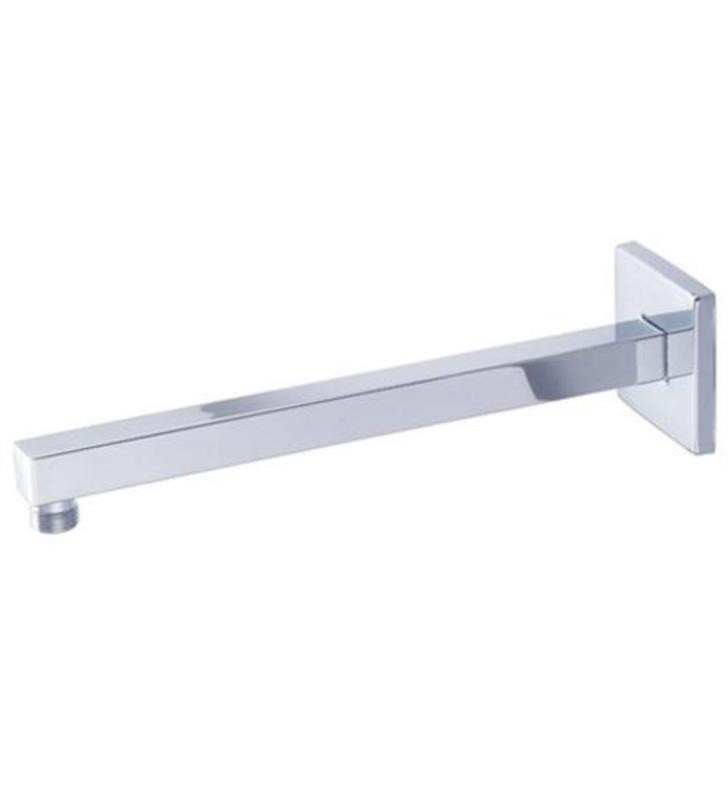 BARCLAY 5700-12 12 3/4 INCH WALL MOUNT MODERN SQUARE SHOWER ARM WITH FLANGE