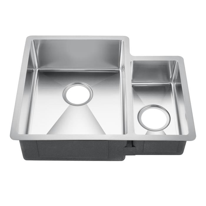 BARCLAY KSSDB2530-SS FENNEL 23 INCH DOUBLE BOWL UNDERMOUNT KITCHEN SINK - MATTE