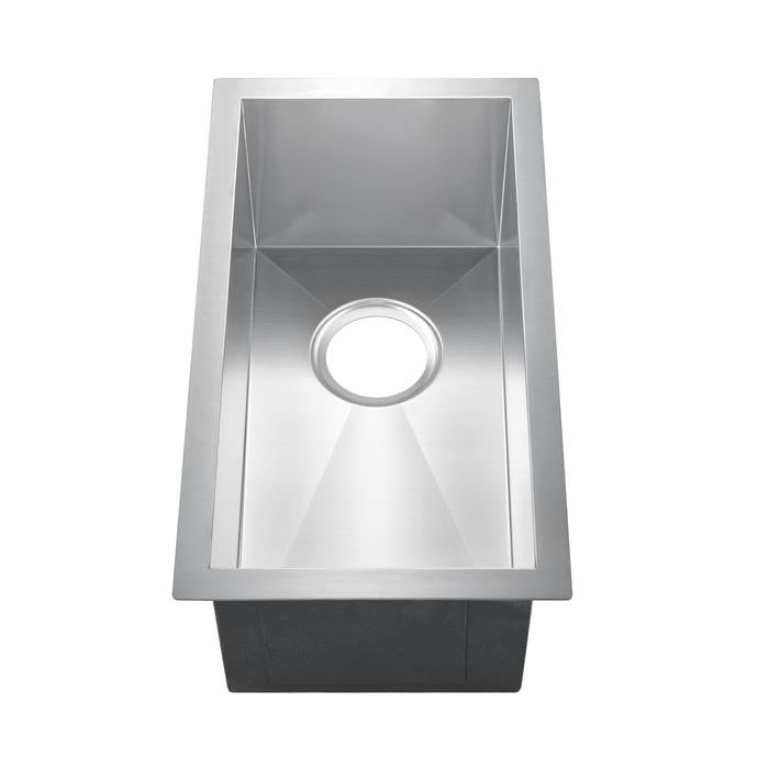 BARCLAY PSSSB2050-SS OPHELIA 15 INCH SINGLE BOWL UNDERMOUNT PREP SINK - MATTE