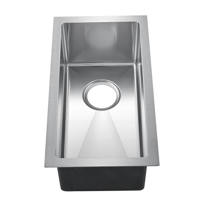 BARCLAY PSSSB2054-SS PAULE 15 INCH SINGLE BOWL UNDERMOUNT PREP SINK - MATTE