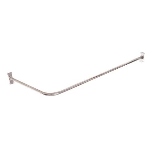 BARCLAY 4118-30 30 x 30 INCH CORNER SHOWER ROD WITH RECTANGULAR FLANGES