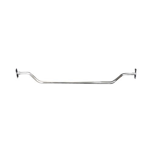 BARCLAY 4120-60 60 INCH CELLINI OFFSET SHOWER ROD WITH RECTANGULAR FLANGES