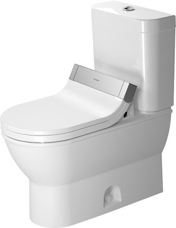 DURAVIT 212651 DARLING NEW 14-5/8 X 27-1/2 INCH TWO-PIECE TOILET WITHOUT CICTERN FOR SENSOWASH C, BOWL ONLY