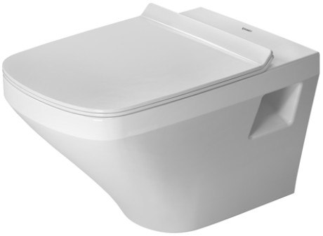 DURAVIT 253809 DURASTYLE 14-5/8 X 21-1/4 INCH RIMLESS TOILET WALL-MOUNTED, WASHDOWN MODEL, TOILET BOWL ONLY