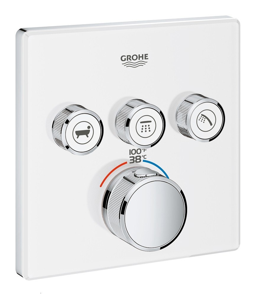 GROHE 29165LS0 GROHTHERM SMARTCONTROL TRIPLE FUNCTION THERMOSTATIC TRIM WITH CONTROL MODULE