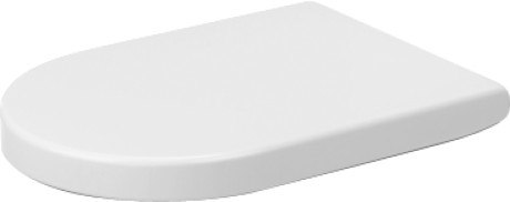 DURAVIT 0063320000 STARCK 3 TOILET SEAT AND COVER, ELONGATED WITHOUT SLOW CLOSE