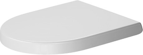 DURAVIT 00698 DARLING NEW TOILET SEAT AND COVER, HINGES STAINLESS STEEL