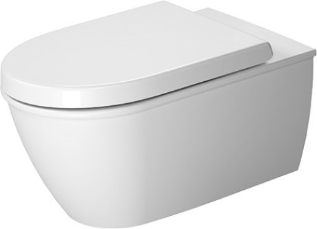 DURAVIT 254409 DARLING NEW 14-5/8 X 24-3/8 INCH TOILET WALL-MOUNTED, WASHDOWN MODEL, SUITABLE FOR SENSOWASH STARCK, BOWL ONLY