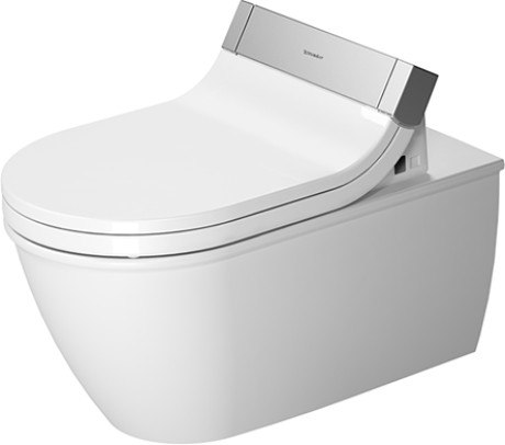 DURAVIT 254459 DARLING NEW 14-5/8 X 24-3/8 INCH TOILET WALL-MOUNTED, WASHDOWN MODEL, FOR SENSOWASH C, BOWL ONLY
