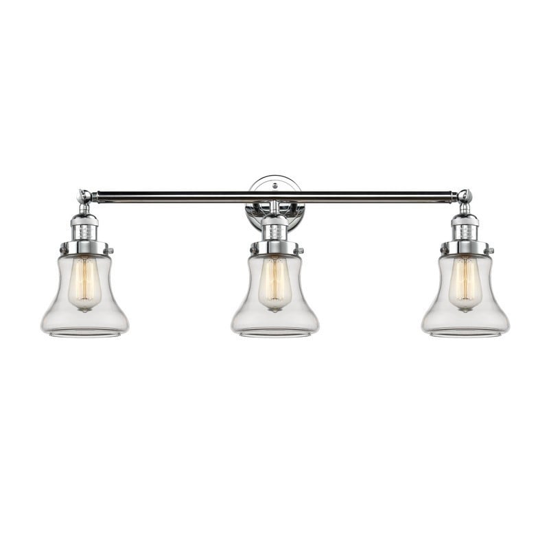 INNOVATIONS LIGHTING 205-G192 BELLMONT FRANKLIN RESTORATION 30 INCH 3 LIGHT WALL MOUNT BATH VANITY LIGHT