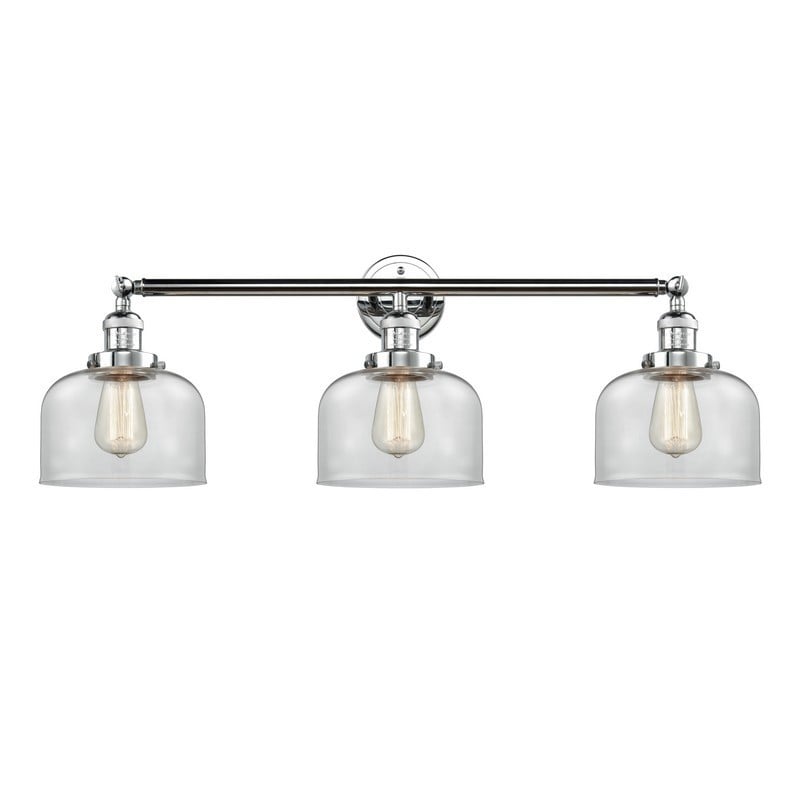 INNOVATIONS LIGHTING 205-G72 BELL FRANKLIN RESTORATION 32 INCH 3 LIGHT WALL MOUNT BATH VANITY LIGHT