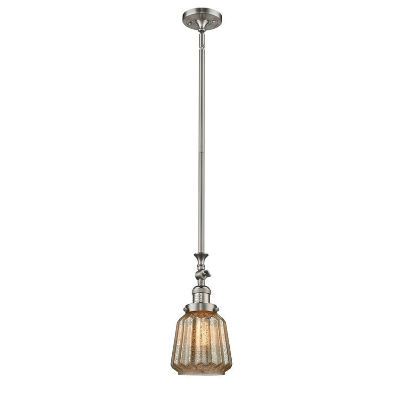 INNOVATIONS LIGHTING 206-G146 FRANKLIN RESTORATION CHATHAM 6 INCH ONE LIGHT MINI PENDANT