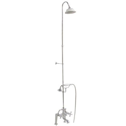 BARCLAY 4062 DECK MOUNT THREE HANDLES TUB FILLER WITH HANDSHOWER AND SHOWERHEAD