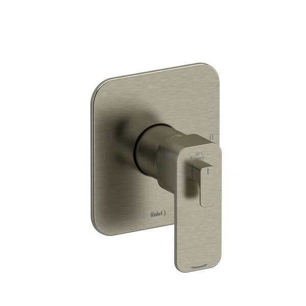 RIOBEL TEQ44 EQUINOX 5 1/2 INCH 6 GPM THERMOSTATIC AND PRESSURE BALANCE TRIM WITH THREE FUNCTIONS
